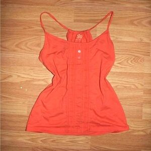 Orange Spaghetti Strap Top